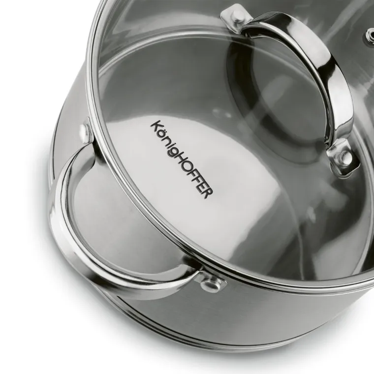 Könighoffer, Petra, garnek z pokrywką, indukcja, 2,7 l