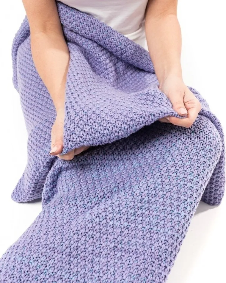 Koc syreni ogon, fioletowy