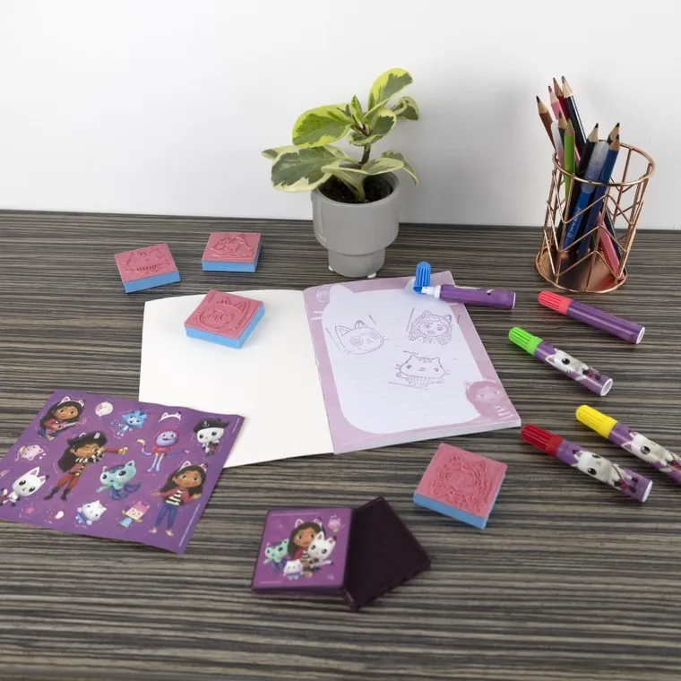 Koci Domek Gabi, mega zabawa stemplami, zestaw kreatywny