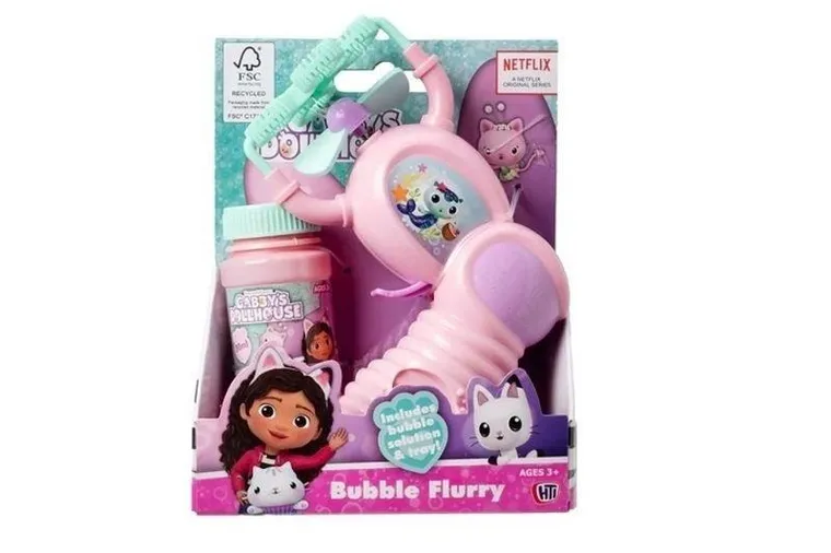 Koci Domek Gabi, pistolet do baniek mydlanych, 50 ml