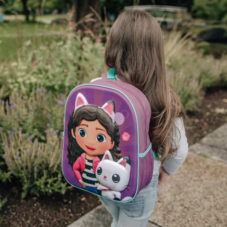 Koci Domek Gabi, plecak dla przedszkolaka 3D