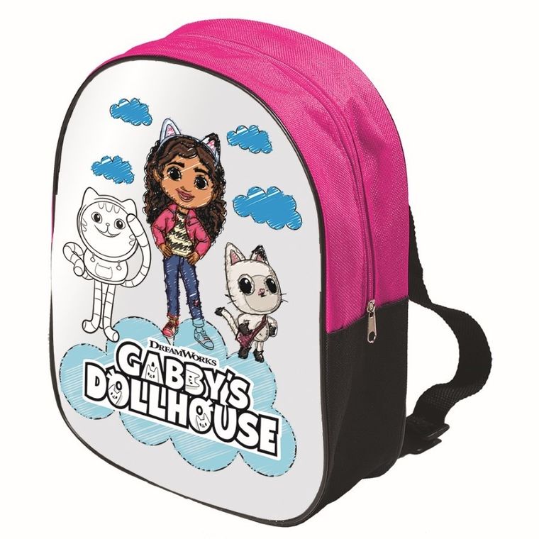 Koci Domek Gabi, plecak do kolorowania