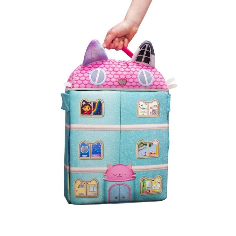 Koci Domek Gabi, pluszowy domek z maskotkami