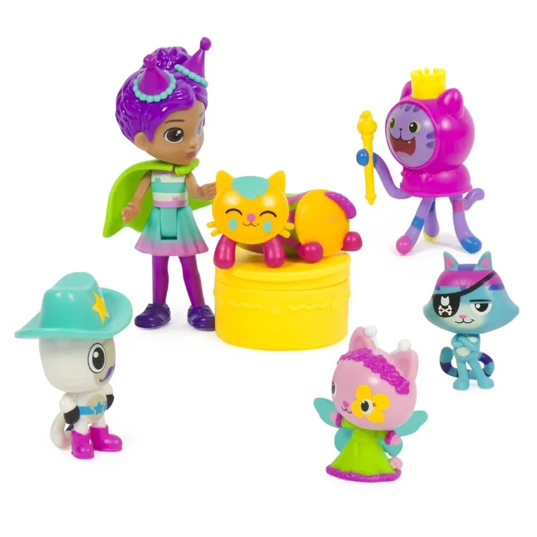 Koci Domek Gabi, zestaw figurek imprezowych, 6 szt.