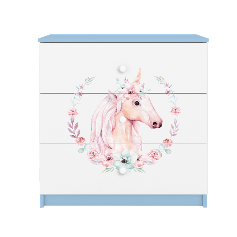 Kocot Kids, Babydreams, komoda, niebieska, konik