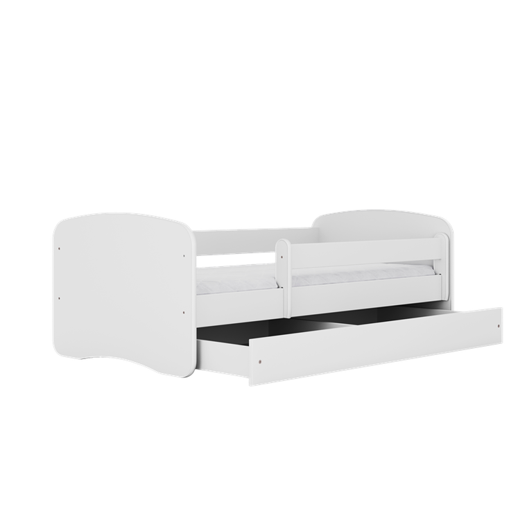 Kocot Kids, Babydreams, łóżko z materacem, białe, 70-140 cm