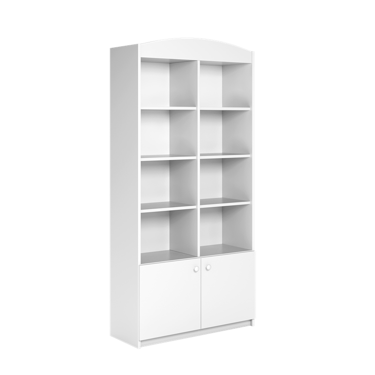 Kocot Kids, Babydreams, regał podwójny, zamknięty, biały