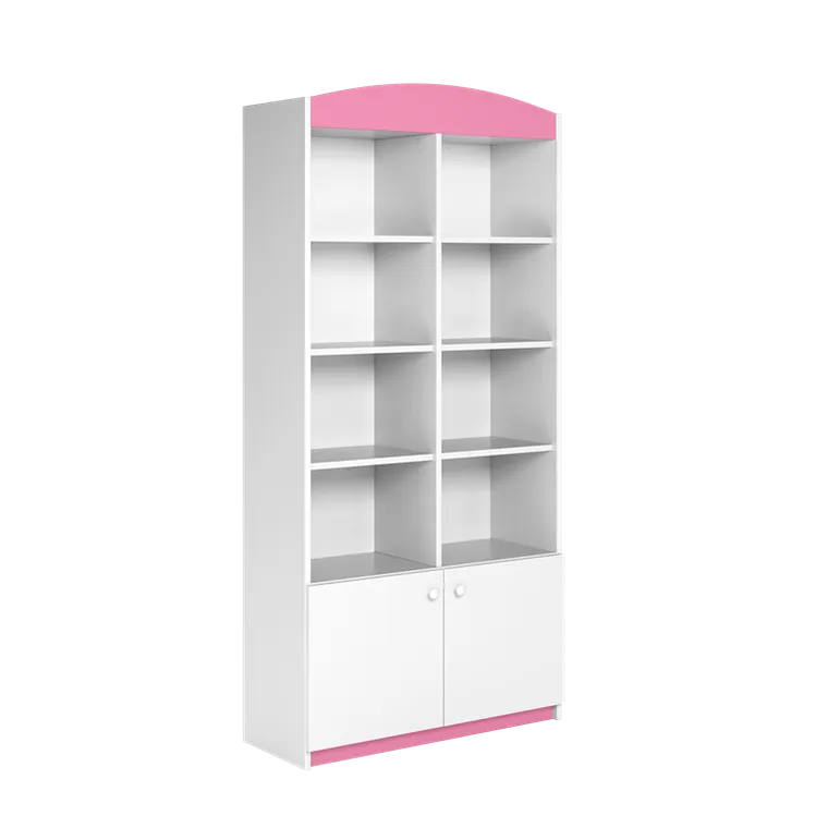 Kocot Kids, Babydreams, regał podwójny, zamknięty, różowy