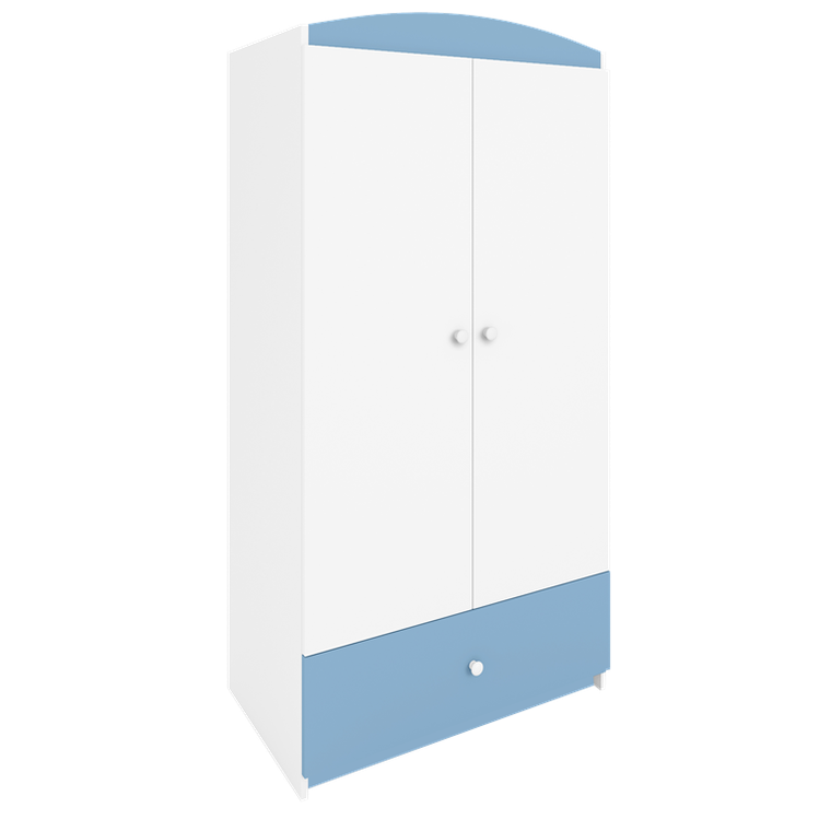 Kocot Kids, Babydreams, szafa, niebieska, 181.2-52-90 cm