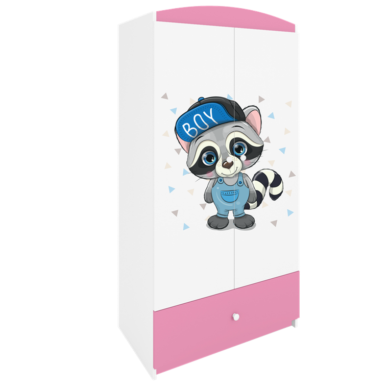 Kocot Kids, Babydreams, szafa, różowa, szop, 181.2-52-90 cm