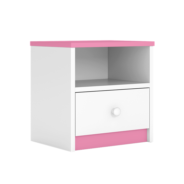 Kocot Kids, Babydreams, szafka nocna, różowa, 181.2-52-90 cm