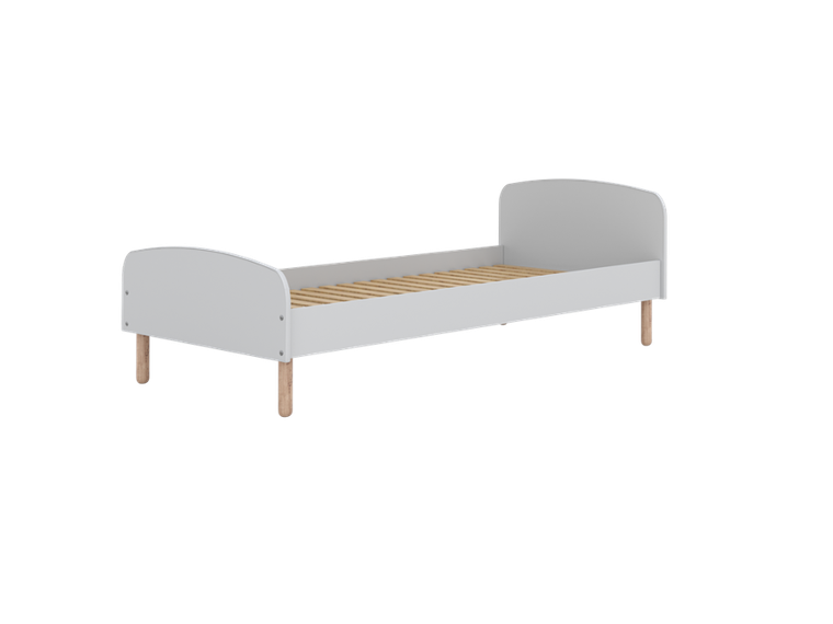 Kocot Kids, Emma, łóżko z materacem, białe, 90-200 cm