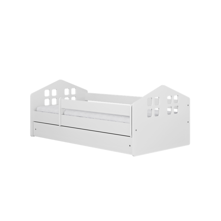 Kocot Kids, Kacper, łóżko, białe, 80-140 cm