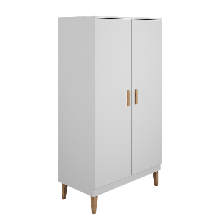 Kocot Kids, Kubi, szafa, biały, 184-55-100 cm