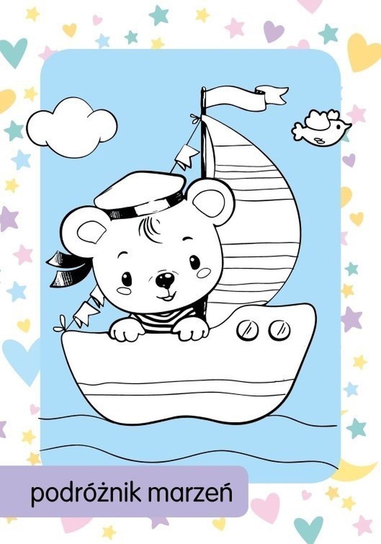 Kolorowanka z tatuażami. Słodkie misie