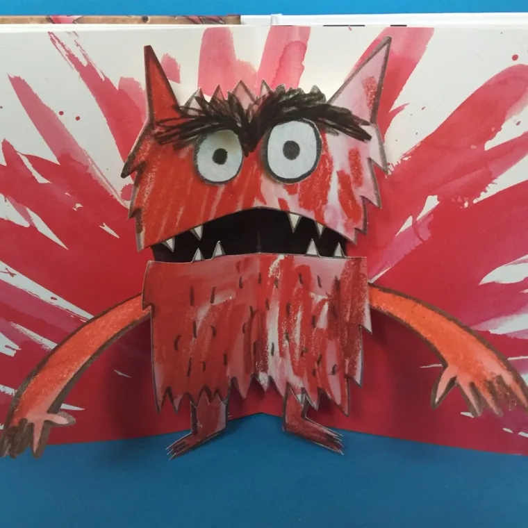 Kolorowy potwór. Pop-up