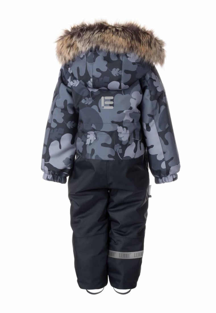 Kombinezon chłopięcy z kapturem, czarny, Lenne