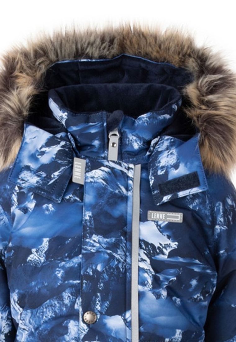 Kombinezon chłopięcy z kapturem, niebieski, Lenne