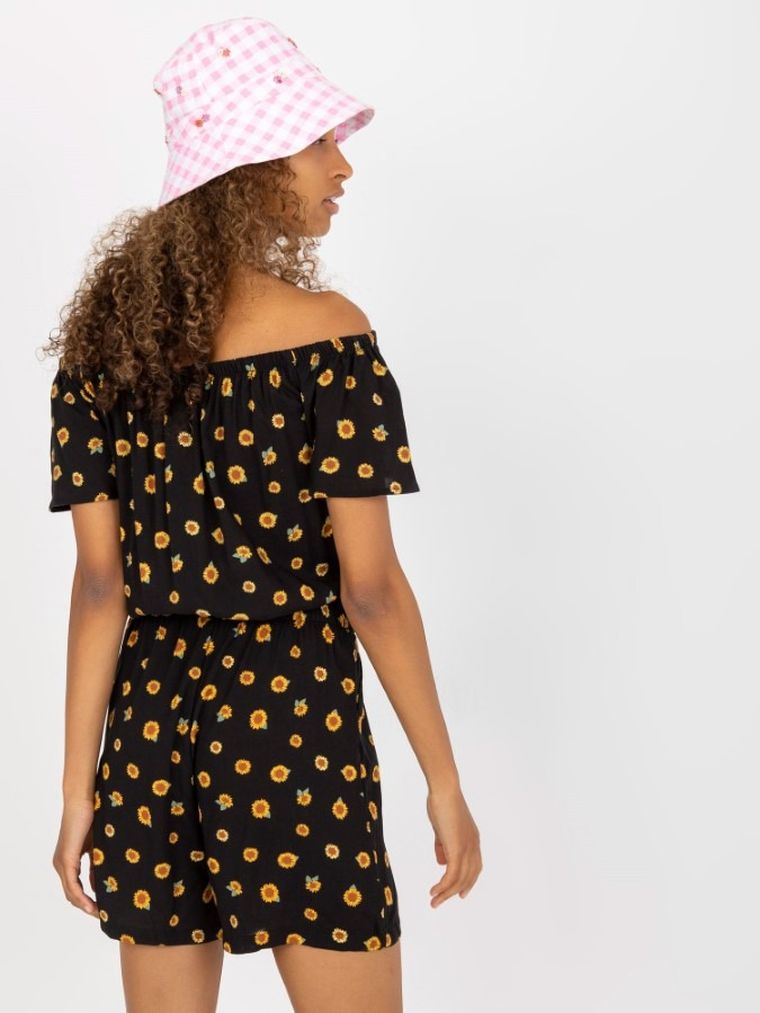 Kombinezon damski, czarny, Sublevel