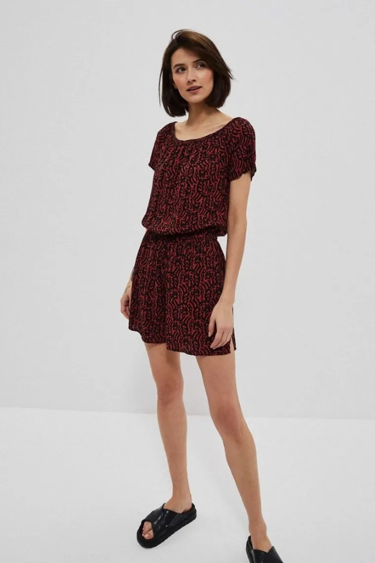 Kombinezon damski, czerwony, Moodo