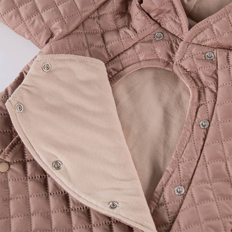 Kombinezon dziecięcy z kapturem, beżowy, Eevi