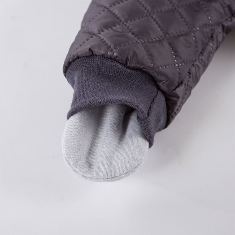 Kombinezon dziecięcy z kapturem, szary, Eevi