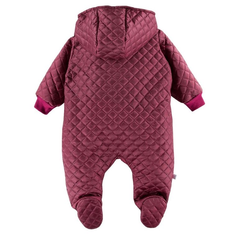 Kombinezon dziewczęcy z kapturem, bordowy, Bloom, Eevi