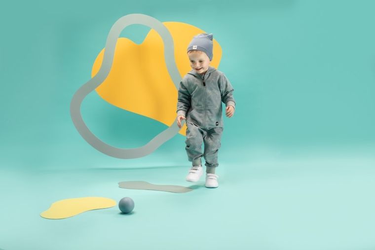 Kombinezon przejściowy chłopięcy z kapturem, niebieski, Pinokio