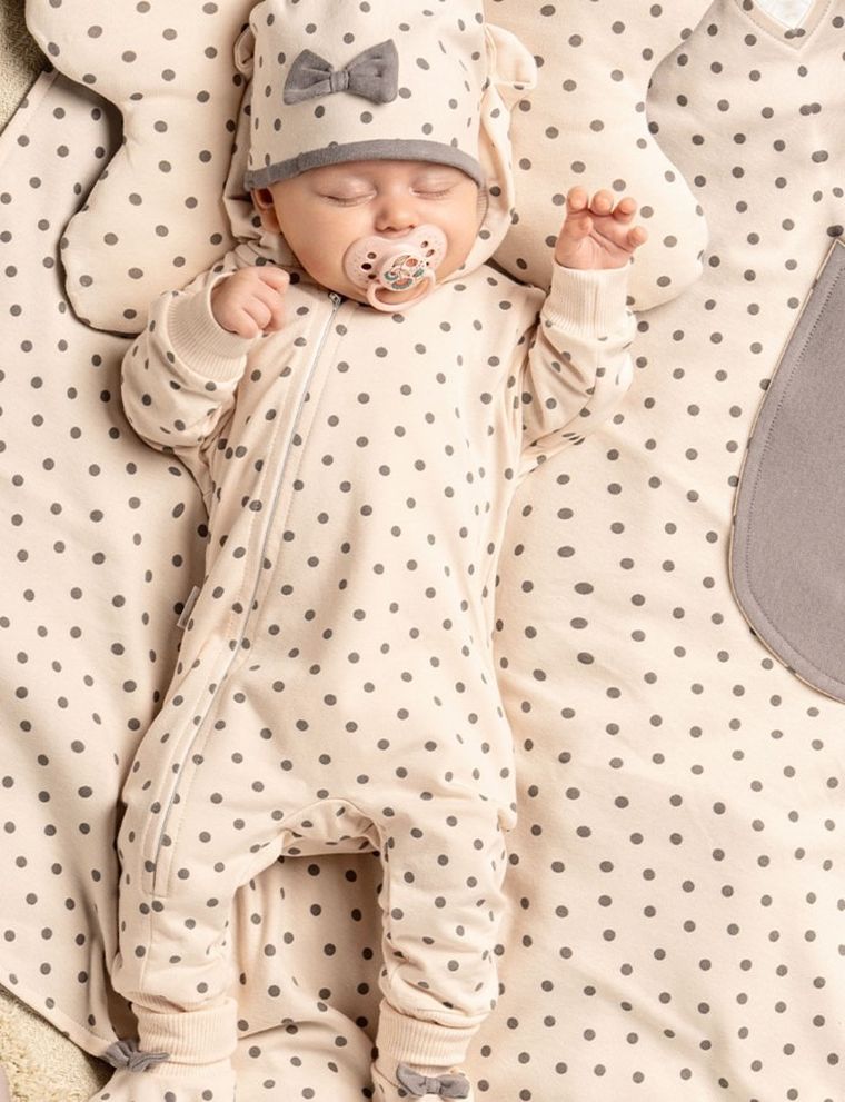 Kombinezon przejściowy dziewczęcy z kapturem, różowy, Nicol