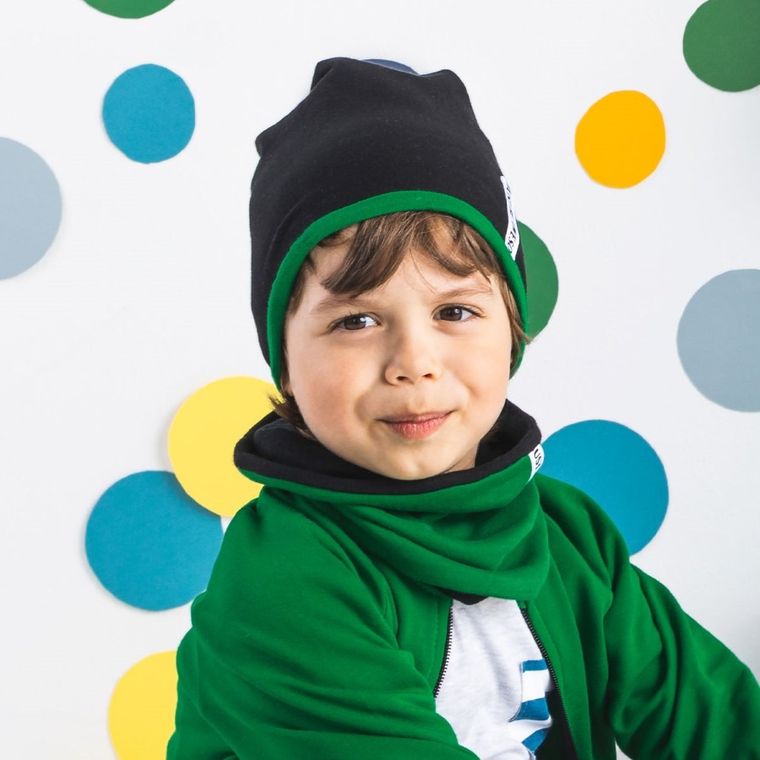 Komin chłopięcy, zielony, Nicol