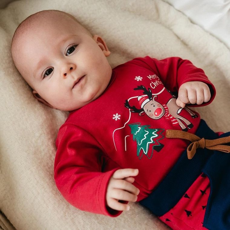 Komplet chłopięcy, Body z długim rekawem, Spodnie dresowe, mix, Eevi