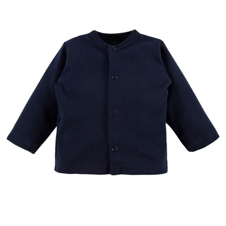 Komplet chłopięcy, Kaftanik, Śpiochy, granatowy, niebieski, Eevi