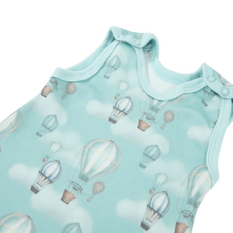 Komplet chłopięcy, Śpiochy, Kaftanik, turkusowy, Eevi