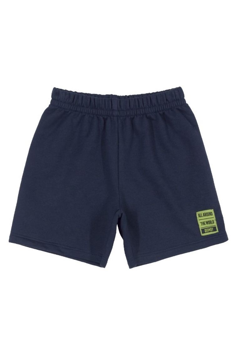 Komplet chłopięcy, T-shirt, Szorty, biało-granatowy, Quimby