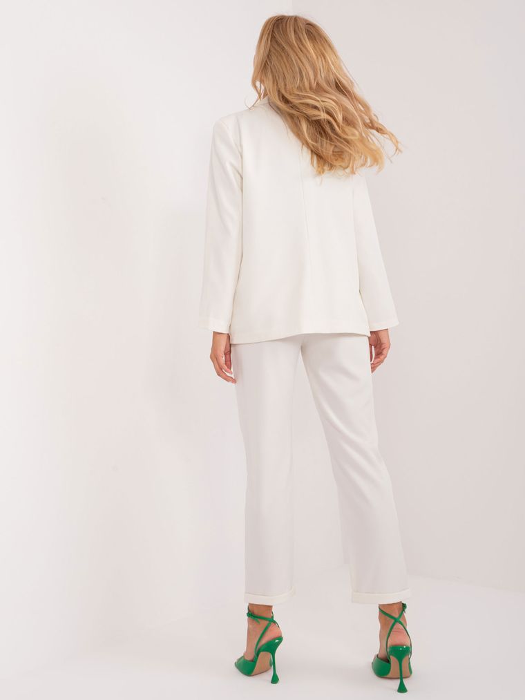 Komplet damski, ecru, Italy Moda