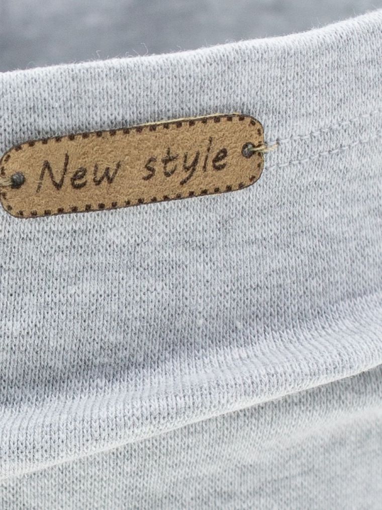 Komplet dziecięcy, Czapka, Komin, szary melanż, Nicol