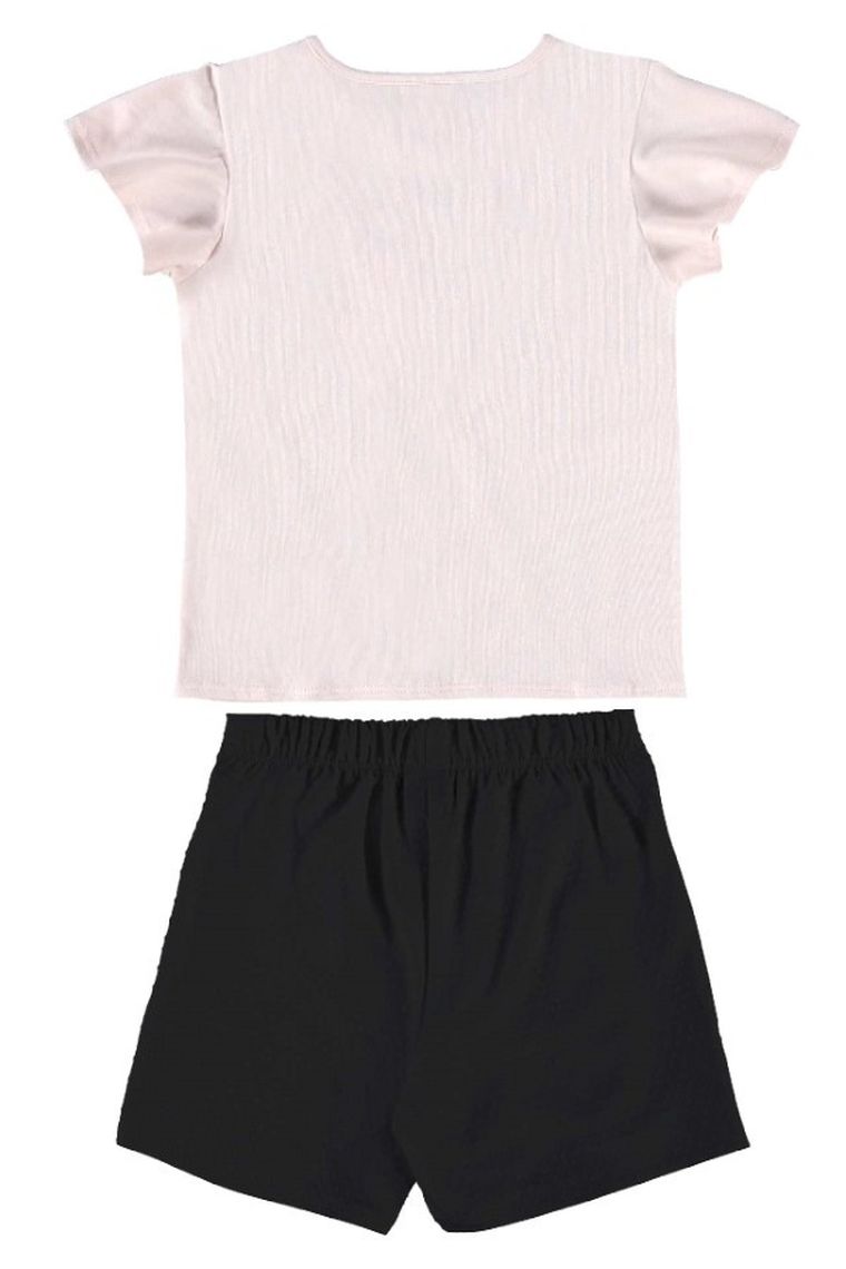 Komplet dziewczęcy, Bluzka z krótkim rękawem, Spódnico-spodenki, mix, Quimby