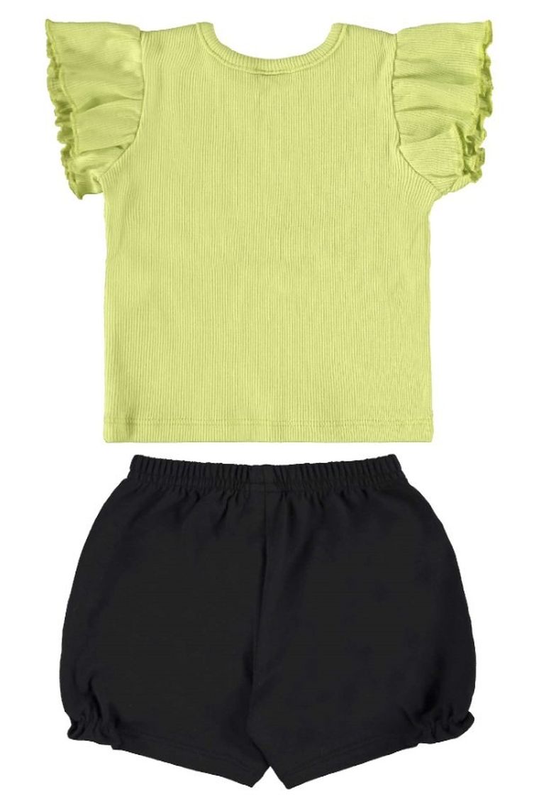 Komplet dziewczęcy, Bluzka z krótkim rękawem, Szorty, mix, Quimby