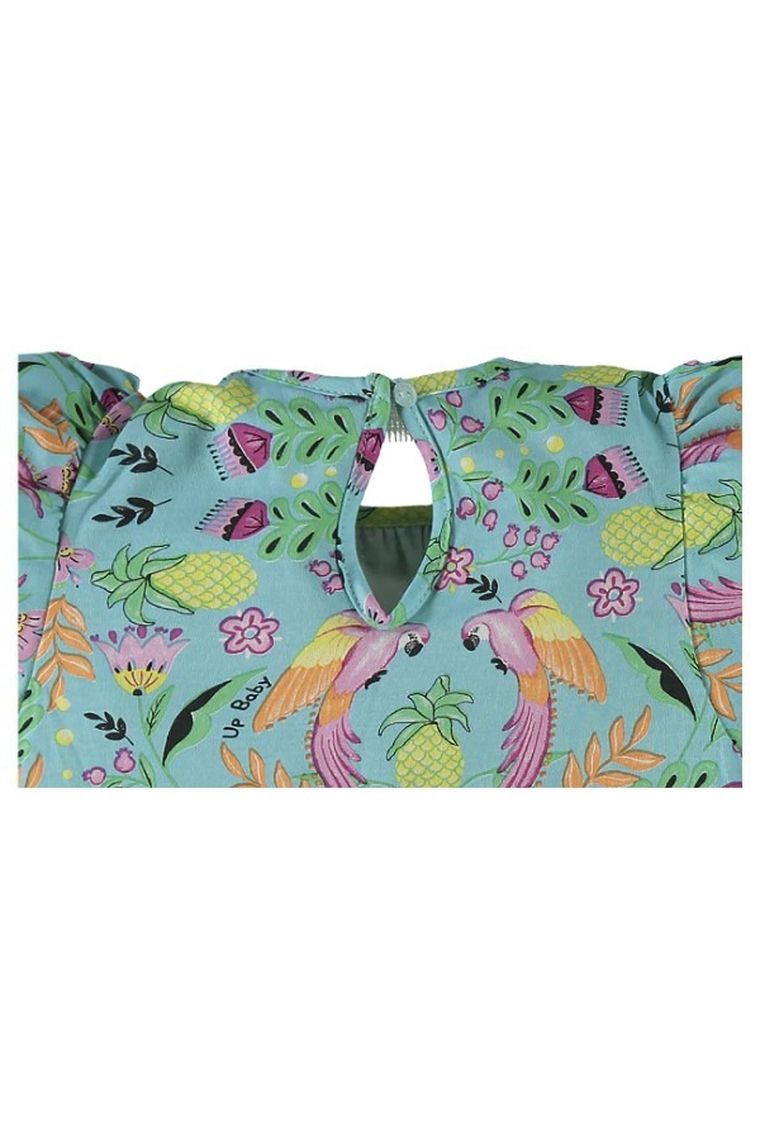 Komplet dziewczęcy, Bluzka z krótkim rękawem, Szorty, zielony, Up Baby