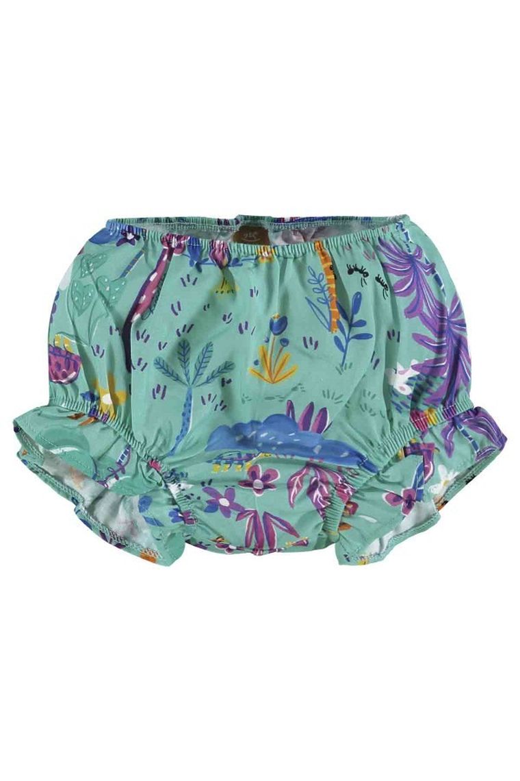 Komplet dziewczęcy, Bluzka z krótkim rękawem, Szorty, zielony, Up Baby