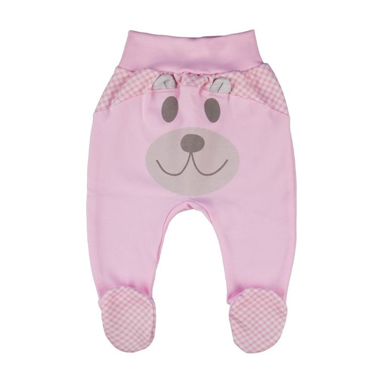 Komplet dziewczęcy, Body z długim rękawem, Półśpiochy, różowy, Tup Tup