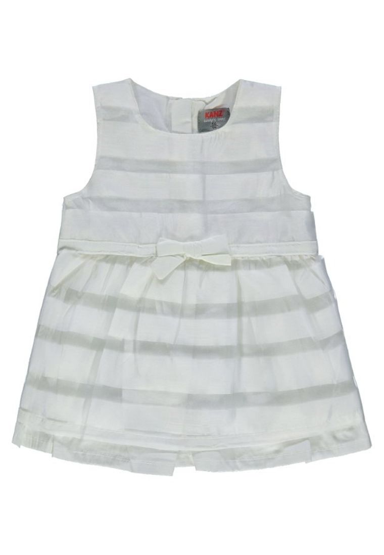 Komplet dziewczęcy, Sukienka bez rękawów, Majtki, białe, Kanz