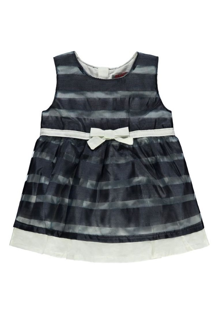 Komplet dziewczęcy, Sukienka bez rękawów, Majtki, granatowe, Kanz