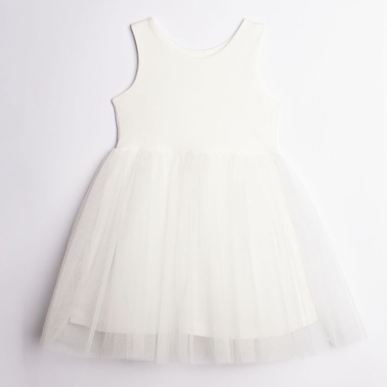 Komplet dziewczęcy, Sukienka, Bolerko, ecru, Nicol