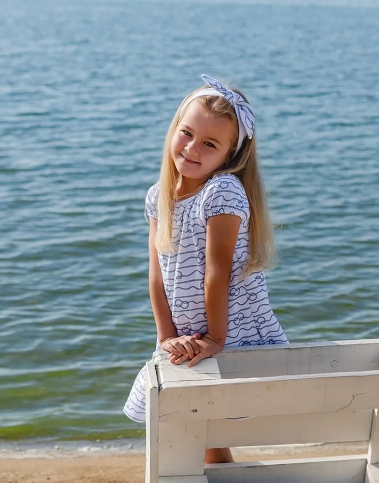 Komplet dziewczęcy, Sukienka, Opaska, mix, Nicol