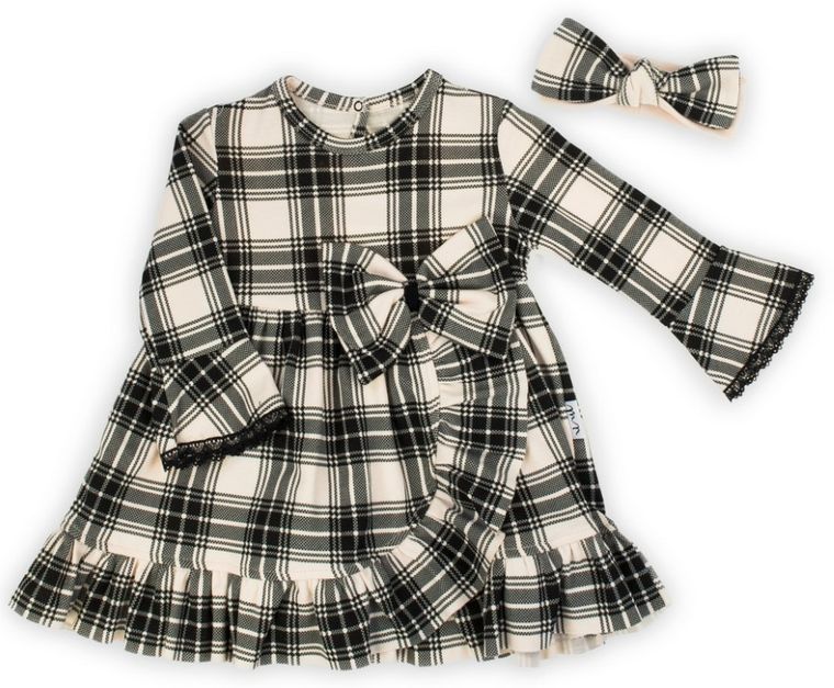 Komplet dziewczęcy, Sukienka, Opaska, mix, Nicol