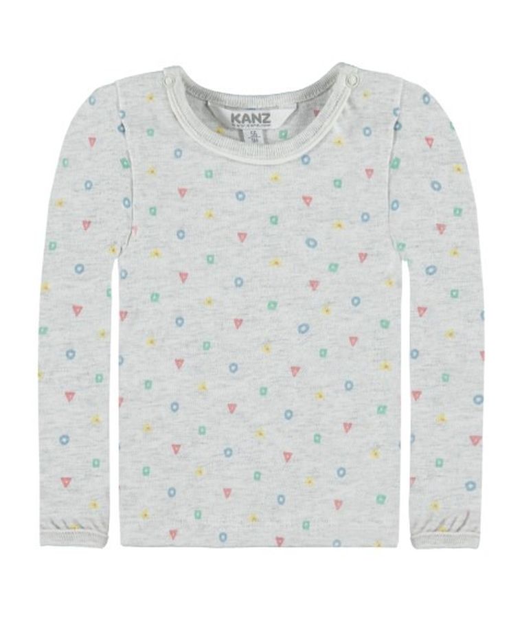 Komplet niemowlęcy, Bluzka, Spodnie, szare, Kanz