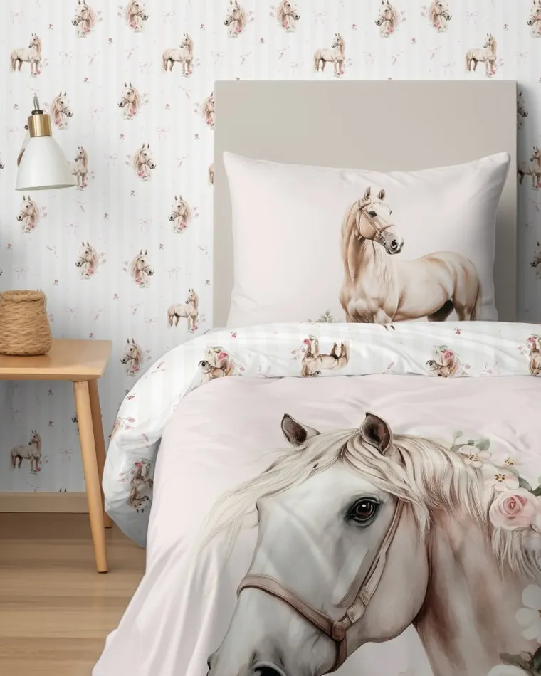 Koń, 2-częściowy komplet pościeli, 160-200 cm