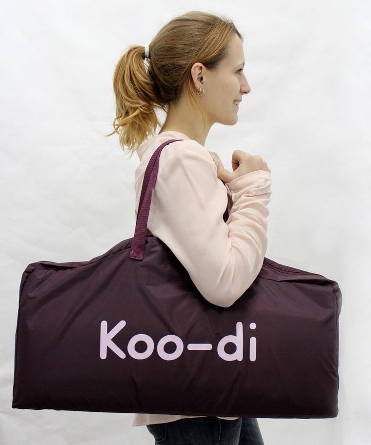Koo-di, łóżeczko turystyczne Pop Up Bubble Cot, bordo