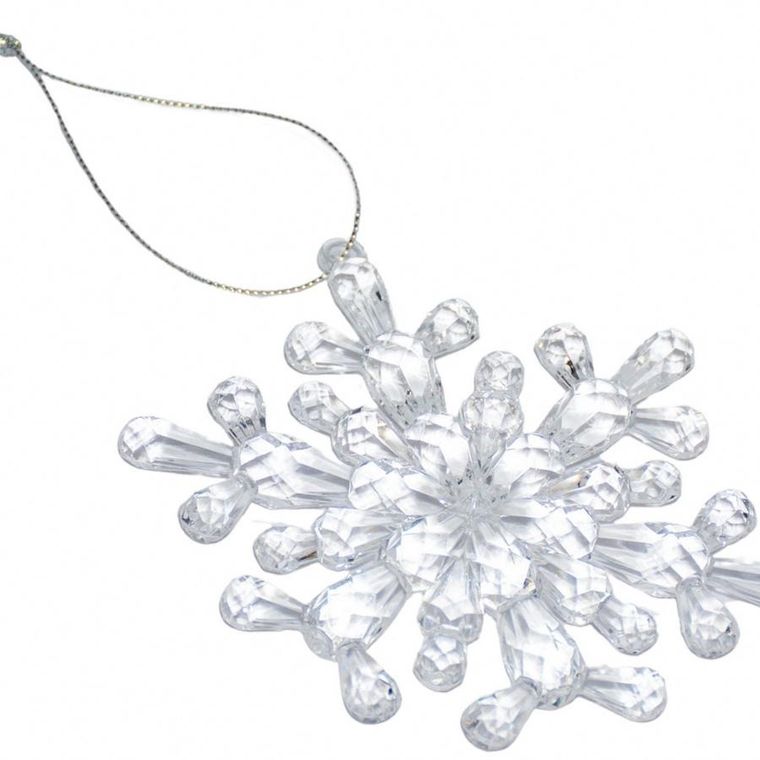 Koopman, dekoracja wisząca, płatek śniegu, 12-12 cm